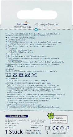 Odsevni brezrokavnik, velikost 80–104 (42 x 38 cm) babylove