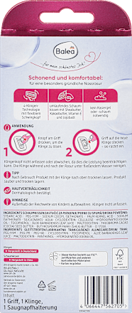 Rasoio Sensation 4 lame Balea