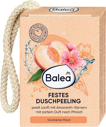Żel pod prysznic peelingujący w kostce Balea
