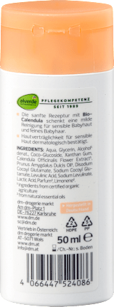 mycí emulze & šampon bio měsíček alverde BABY