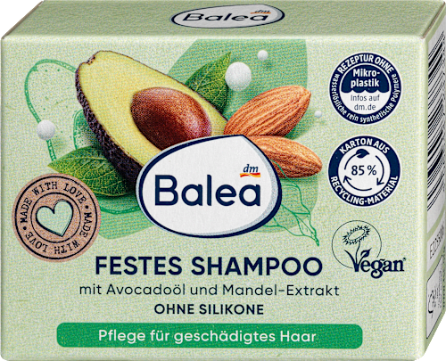 Festes Shampoo Avocado Mandelmilch  Balea