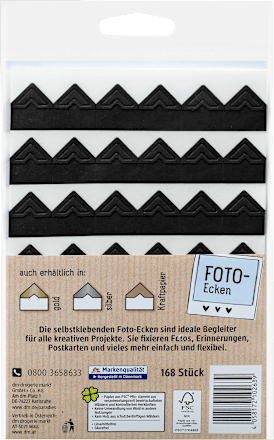 Fotoecken schwarz  Paradies