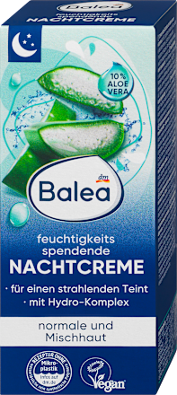 Nachtcreme feuchtigkeitsspendend Balea