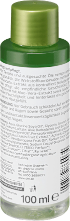 Dwufazowy płyn do demakijażu alverde NATURKOSMETIK