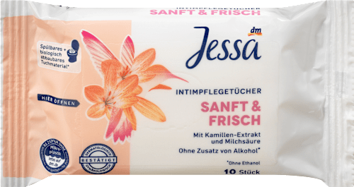 Chusteczki  do higieny intymnej Jessa