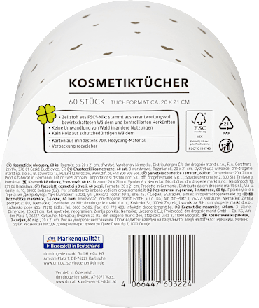 Kosmetiktücher Rundbox ebelin