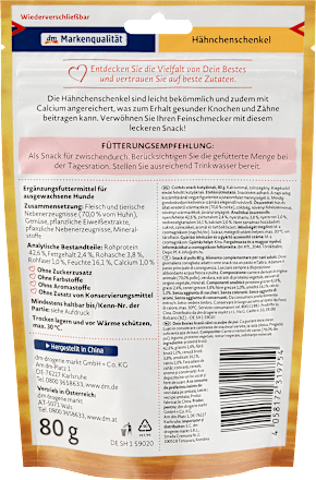 Hundeleckerli Hähnchenschenkel, Exquisit Dein Bestes