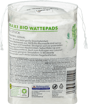 Wattepads Bio Maxi GOTS-zertifiziert ebelin