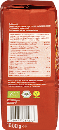 Bio pizzaliszt  dmBio