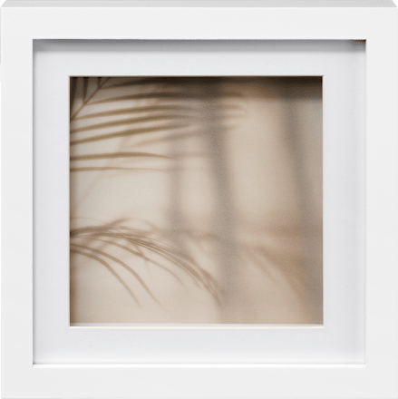 Bilderrahmen Vierkant 20x20 cm, weiß Paradies