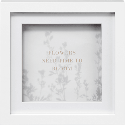 Bilderrahmen Vierkant 20x20 cm, weiß Paradies