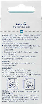 Steckdosenkappe babylove