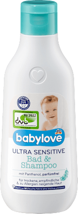 Ultra Sensitive koupel & šampon 2 v 1 babylove