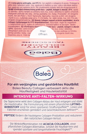 Gesichtscreme Beauty Collagen LSF 15 Balea