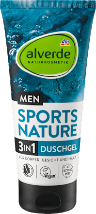 Gel za tuširanje SPORTS NATURE  3 v 1 alverde NATURKOSMETIK MEN
