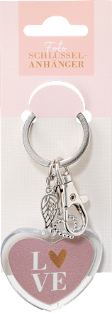 Schlüsselanhänger Acryl Herz Love Paradies