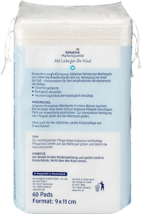 Reinigungs-Wattepads babylove