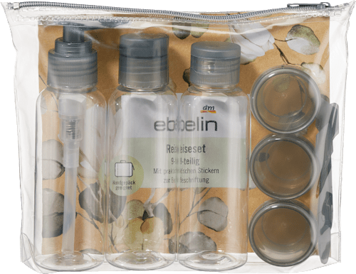 Potovalni set, 9-delni, več različic ebelin