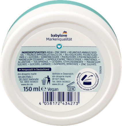 Wundschutzcreme ultra sensitive babylove