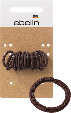Haargummis mini braun ebelin