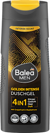 sprchový gel Golden Intense 4 v 1 Balea MEN