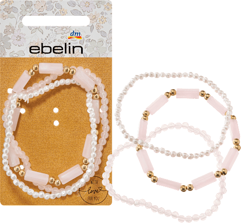Armbänder elastisch mit Steinen & Perlen ebelin