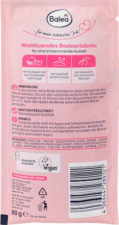 Balea Sól do kąpieli granat i pomarańcza Balea