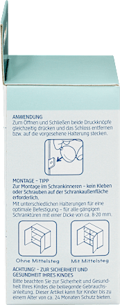 Zabezpieczenie szafki babylove