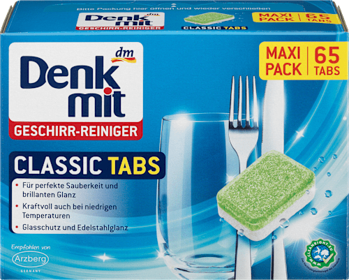 Spülmaschinen-Tabs Classic Denkmit