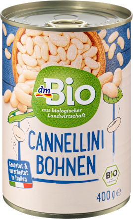 Bio bel fižol Cannellini, steriliziran  dmBio