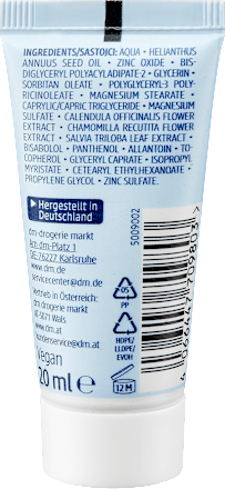 Wundschutzcreme sensitive Calendula, Reisegröße babylove