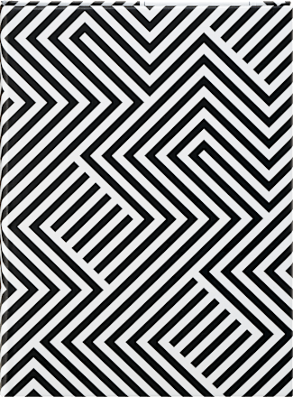 Fotoalbum Pocket 10x15 cm, Black & White Geometrisches Linienmuster Paradies
