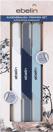 Augenbrauen-Trimmer-Set Floral Fall ebelin