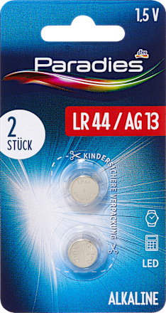 Batterien Knopfzelle LR44 Paradies