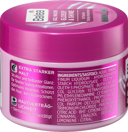 Woskowy żel do stylizacji włosów Glossy & Shine Balea