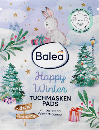 Tuchmasken Pads Happy Winter 3ST* Balea