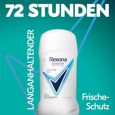 Antitranspirant Deostick Nonstop Protection Cotton Dry Rexona