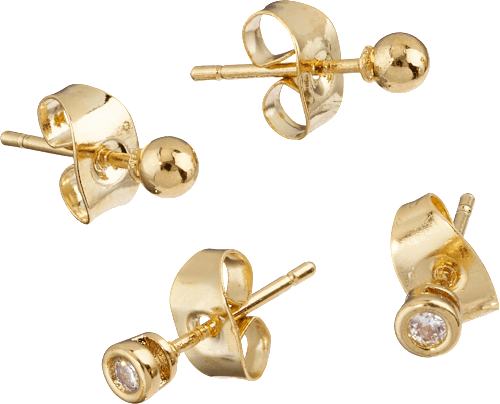 Kolczyki w kolorze złota ebelin