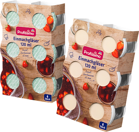 Einmachgläser 120ml Profissimo
