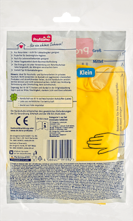 Večnamenske rokavice iz naravnega lateksa (1 par), majhne Profissimo