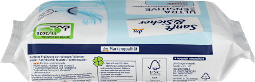 Papier toaletowy nawilżany Ultra Sensitive Sanft&Sicher