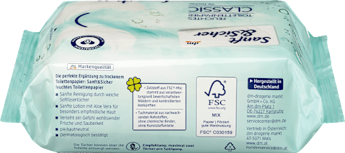 Feuchtes Toilettenpapier Classic Sensitive Sanft&Sicher