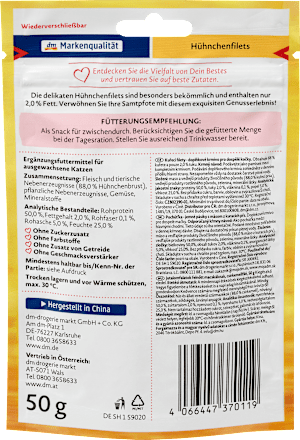 Exquisit kuřecí filety pro kočky  Dein Bestes