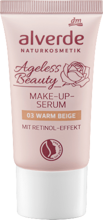 Tekoča podlaga z retinolom Ageless Beauty, 03 Warm Beige alverde NATURKOSMETIK