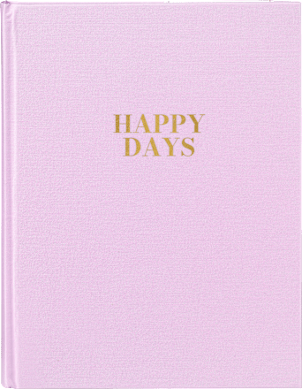 Fotoalbum mit Leineneinband, lila Paradies