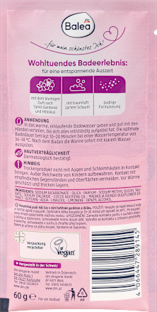 Kupka u prahu sa mirisom cveta tiare i hibiskusa Balea