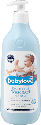 Baby Waschgel Kopf bis Fuß sensitive babylove