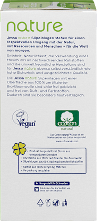 Slipeinlagen Cotton Lang nature Jessa