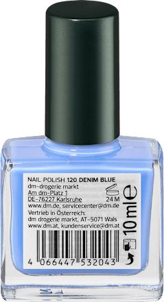 Körömlakk Color & Care, 120 Denim Blue alverde NATURKOSMETIK