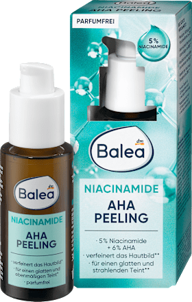 Pleťový peeling Niacinamide s AHA kyselinami Balea